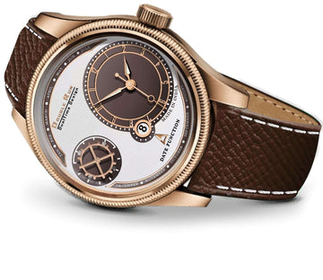 3D Glass Chronograph and Date Display White Dial Analog Wrist Watch for Men